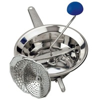 masina de pasat rosii si legume omac 24cm cu 3 site material inox pentru macinat si stors suc de rosii si bulion imagen 26_0_
0