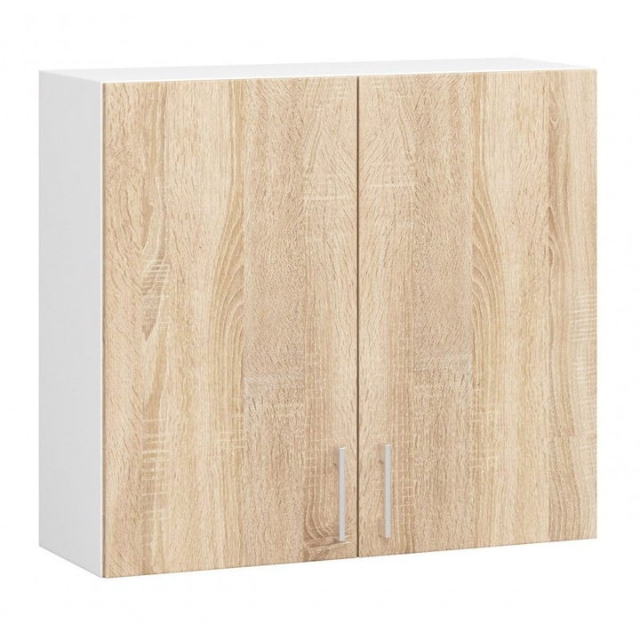 Baures LIMA W80720 konyhaszekrény elem, fehér, sonoma