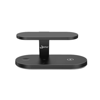 Incarcator Wireless 4 in 1 Qeno® 15W Incarcare Rapida, RGB, Compatibil Cu Android Samsung Apple Iphone, Negru Incarcator Wireless 4 in 1 Qeno® 15W Incarcare Rapida, RGB, Compatibil Cu Android Samsung Apple Iphone, Negru