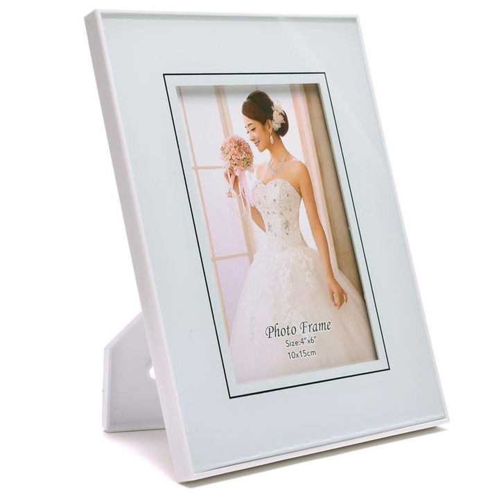Рамка за снимки Giftshop GS-73825, МДФ, бяла