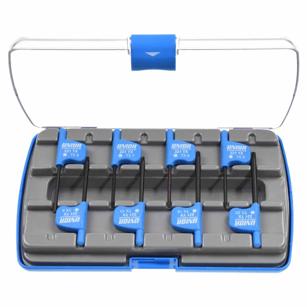 Set chei locas hexagonal profil TX/8pcs 221TXPB3 Unior