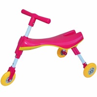 tricicleta pliabila pentru copii fara pedale cadru metalic roti silicon roz imagen 31_0_
0