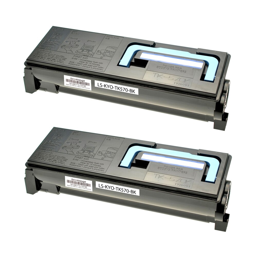 Set de 2 Tonere TK570 BK Multicolor 26000 Pagini Compatibile Kyocera FS-C5400DN / ECOSYS P7035cdn