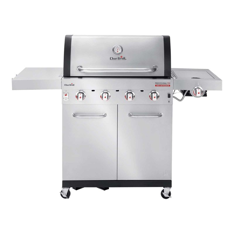 Gratar pe gaz din inox Char-Broil Professional Pro S 4, grile din fonta, TRU-Infrared 140921