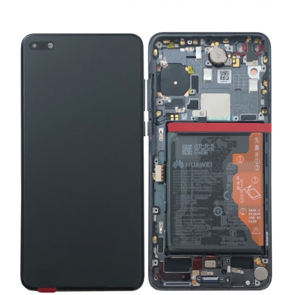 Display cu Touchscreen Huawei P40 (ANA-NX9 ANA-LX4), Service Pack, Negru