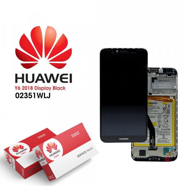 إيجابي واضح لا يغتفر  Display cu Touchscreen Huawei Y6 2018 (ATU-L21, ATU-L22), Service Pack,  Negru - eMAG.ro