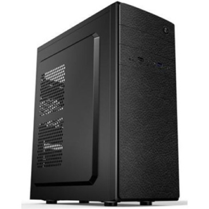 Számítógépház Golden Field E182 atx, fekete, Middle Tower, 7 slot, Audio Interface