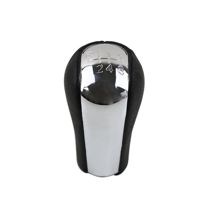 Топка за скоростен лост Emzone за Toyota Avensis Yaris Verso, 6 скорости, Хром