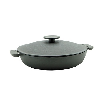 Tigai din fonta 30 cm, cu capac, BIOL 1730K Tigai din fonta 30 cm, cu capac, BIOL 1730K