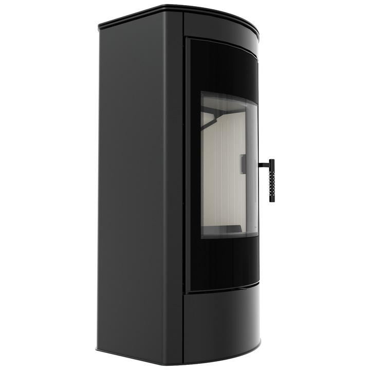 Стоманена печка на дърва Titan Panorama Ø 150 11 kW