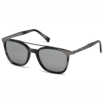 Ochelari de soare barbati Ermenegildo Zegna Dark Havana/Smoke Mirrored EZ0073-56C Ochelari de soare barbati Ermenegildo Zegna Dark Havana/Smoke Mirrored EZ0073-56C