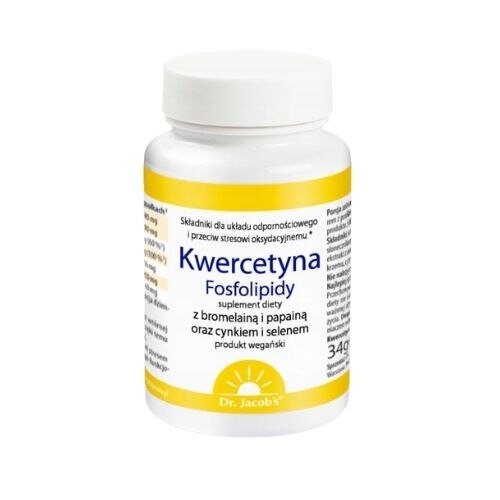 Supliment alimentar Dr. Jacob's Fosfolipide Quercentin, 60 Capsule