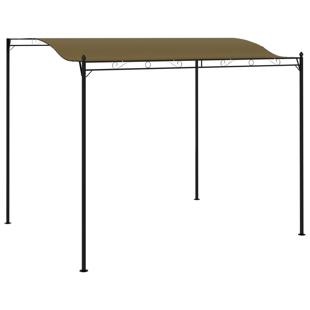 Pavilion de gradina, vidaXL, Tesatura, 3 x 2.5 m, Taupe