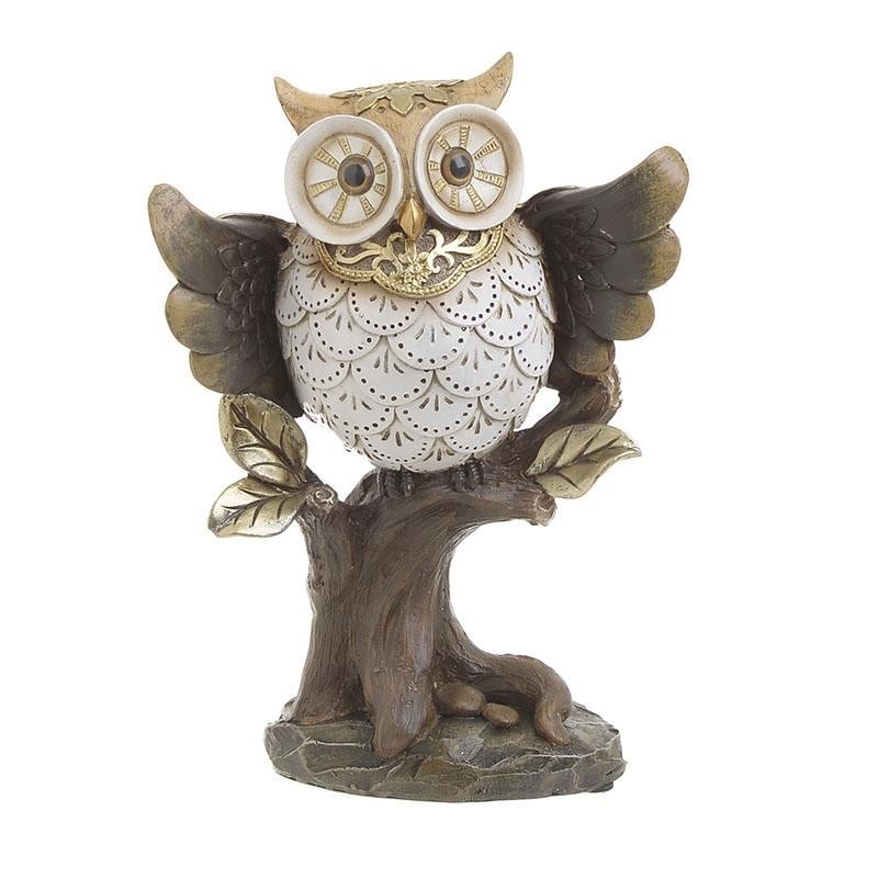 Bufnita decorativa din rasina 14x8x20 cm