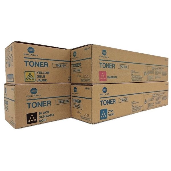 Set 4 Cartuse toner, EPS, compatibil Konica Minolta, TN210, TN312 black, cyan, magenta, yellow, MINOLTA BIZHUB C250, BIZHUB C250P, BIZHUB C252, BIZHUB C252P, BIZHUB C300, BIZHUB C352