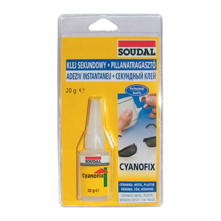 Adeziv instant, cyanofix, Soudal, 20ml