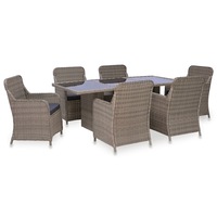 set mobila de exterior cu perne din 7 piese vidaxl poliratan 200 x 100 x 74 cm marocrem imagen 29_0_
0