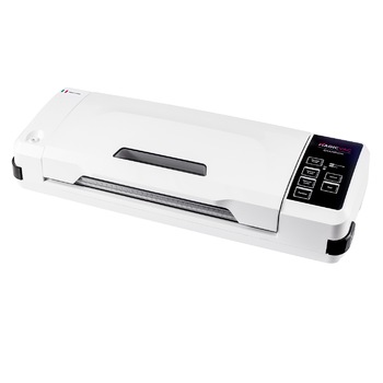 Aparat de vidat Magic Vac, Champion, functie complet automata si manuala, 10 litri/min, putere mare aspirare, cutter incorporat, furtun pentru recipient, set rola si pungi incluse, compact, usor de curatat, argintiu Aparat de vidat Magic Vac, Champion, functie complet automata si manuala, 10 litri/min, putere mare aspirare, cutter incorporat, furtun pentru recipient, set rola si pungi incluse, compact, usor de curatat, argintiu