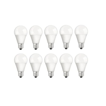 Set 10 becuri LED, Model Globo A55,E27, 12W (100W), 960 lm, A++, temperatura lumina rece 6400K Set 10 becuri LED, Model Globo A55,E27, 12W (100W), 960 lm, A++, temperatura lumina rece 6400K