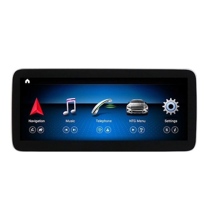 Navigációs rendszer Mercedes GLA X156 (2014 - 2016), 8 GB RAM + 64 GB ROM, Sim Slot 4G LTE, Android, Internet, Alkalmazások, Waze, Wi Fi, Usb, Bluetooth