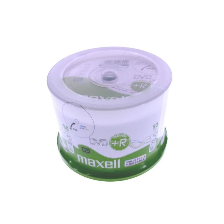 DVD --- R 4,7 Gb Maxell 120 min 16X printabil fara carc SHR50