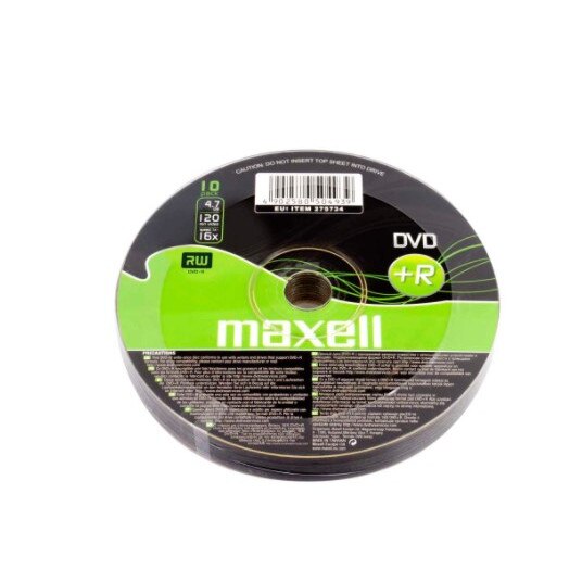 DVD +++ R 4,7 Gb Maxell 120 minute 16X fara carcasa SHR10