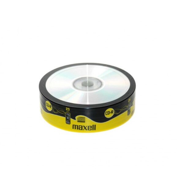 CD Recordable Maxell 700Mb 80min 52X fara carcasa SHR25 624035