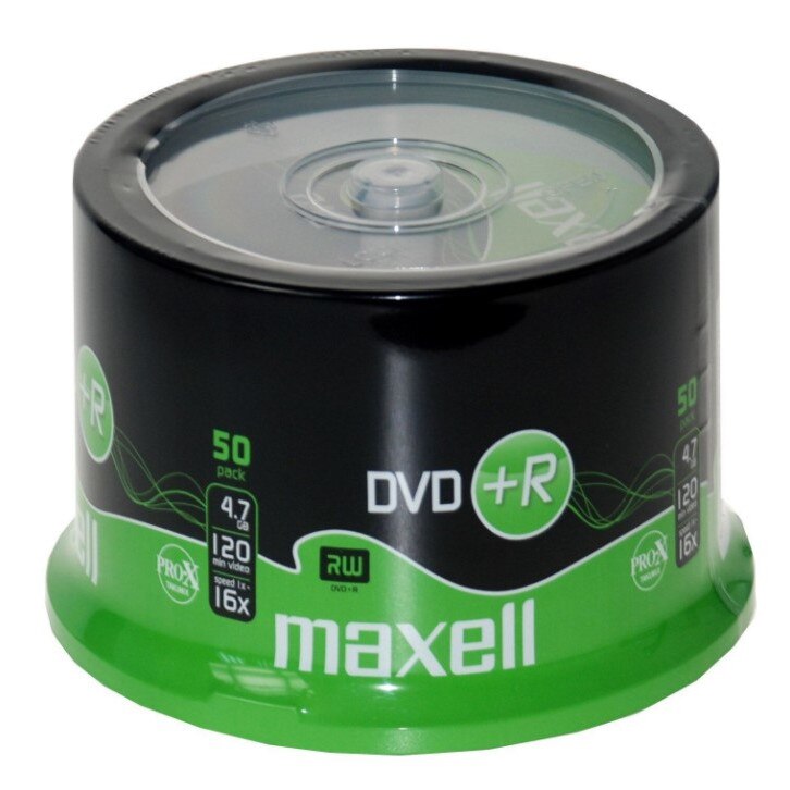 DVD +++ R 4,7 Gb Maxell 120 minute 16X fara carcasa SHR50