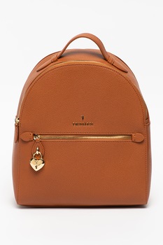 Trussardi, Rucsac de piele ecologica Lily, Scortisoara Trussardi, Rucsac de piele ecologica Lily, Scortisoara