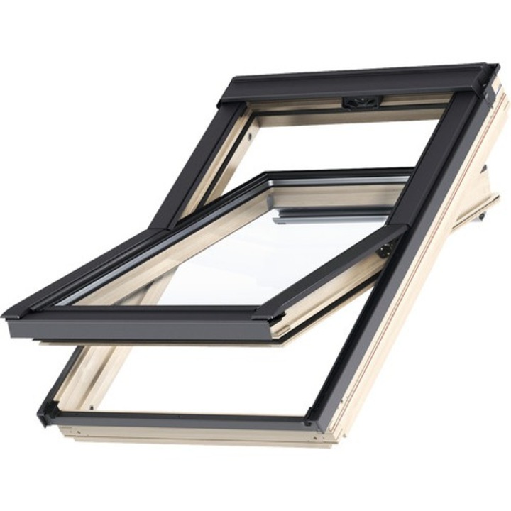 Fereastra Velux gzl + Rama etansare bdx + rulou exterior parasolar 66x118cm