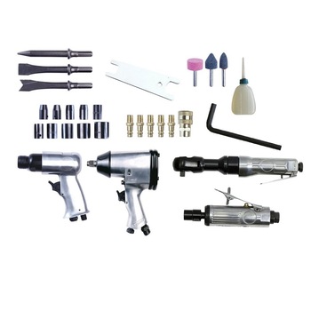 Trusa scule pneumatice 34 piese ABAC pentru compresor, 8973005156 Trusa scule pneumatice 34 piese ABAC pentru compresor, 8973005156