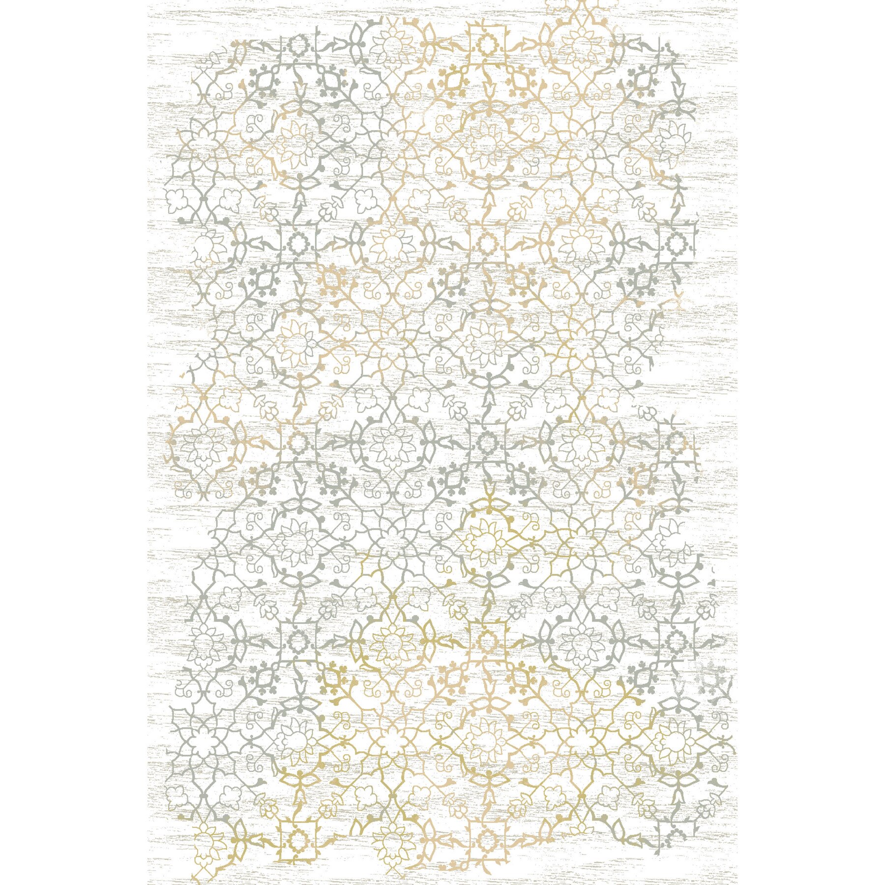Covor Persan Mecanic EuCarpet 200316A1 Dimensiune 120x180 cm Design Vintage Bej