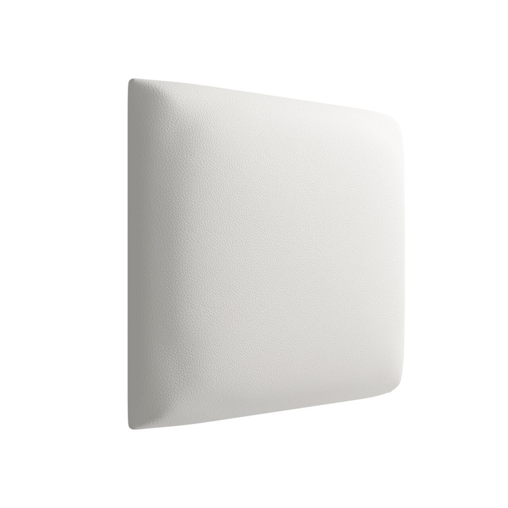 Panou tapitat pentru perete Pag, MIRJAN24, alb, 30x30 cm