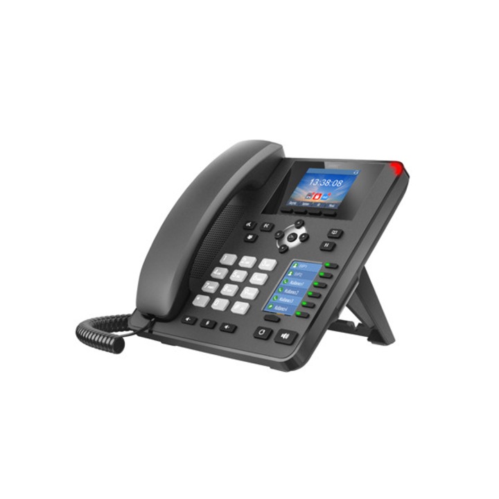 Telefon IP204P Karel, 4 conturi voip, 2 x lan, sunet HD