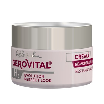 Crema remodelare contur fata Gerovital H3 Evolution Perfect Look, 50 ml Crema remodelare contur fata Gerovital H3 Evolution Perfect Look, 50 ml