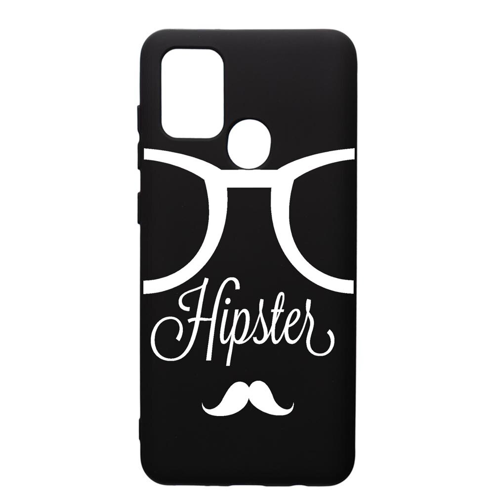 Husa de protectie Samsung Galaxy A21, Hipster, silicon, cu interiorul din material textil, protectie camera, PB12