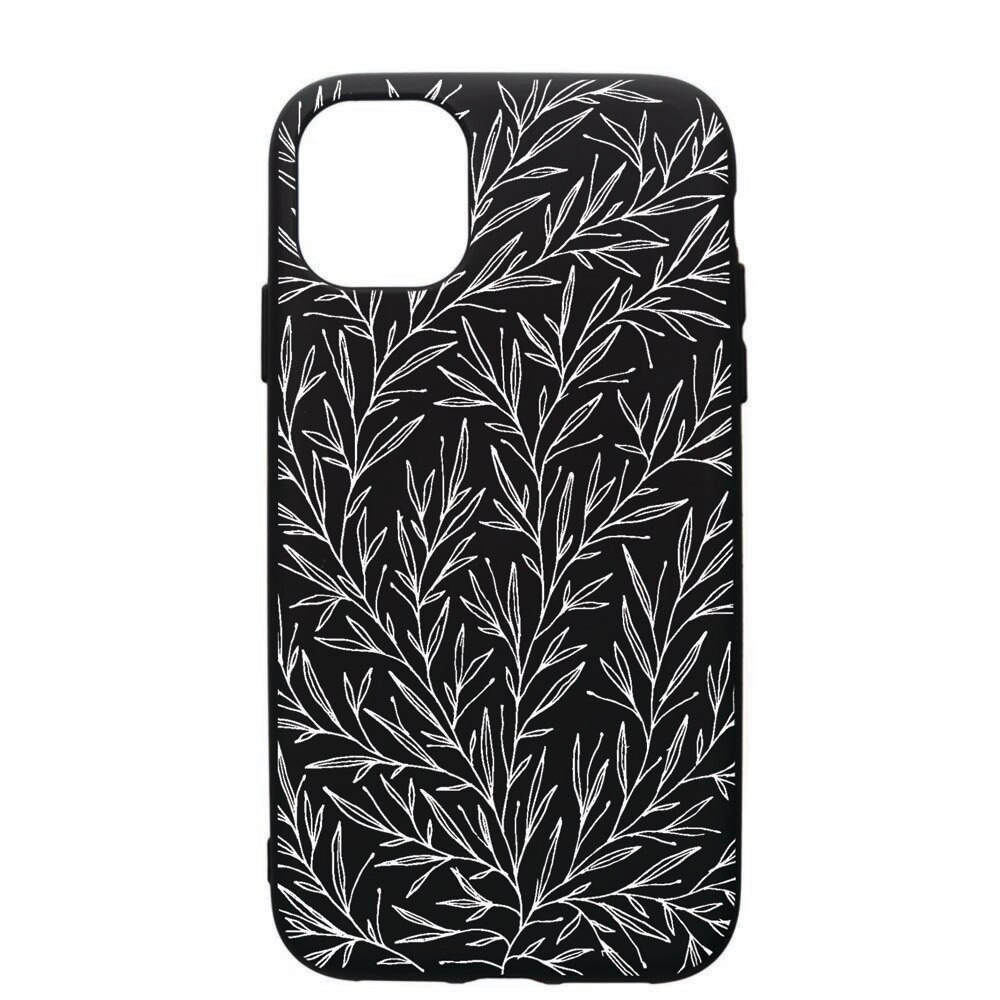 Husa de protectie Apple iPhone 11 Pro, Leaf, silicon, cu interiorul din material textil, protectie camera, PB17