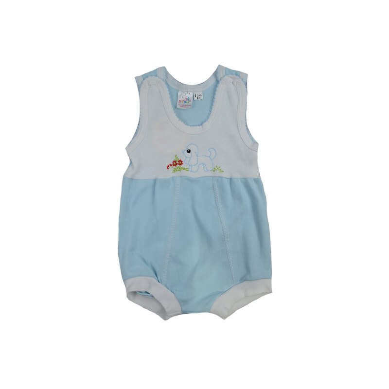 Salopeta de vara pentru copii Pifou 68-25A, Albastru, 68 cm