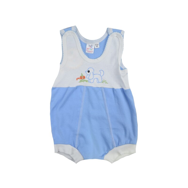 Salopeta de vara pentru copii Pifou 25-68AL-68-cm, Albastru 68 CM