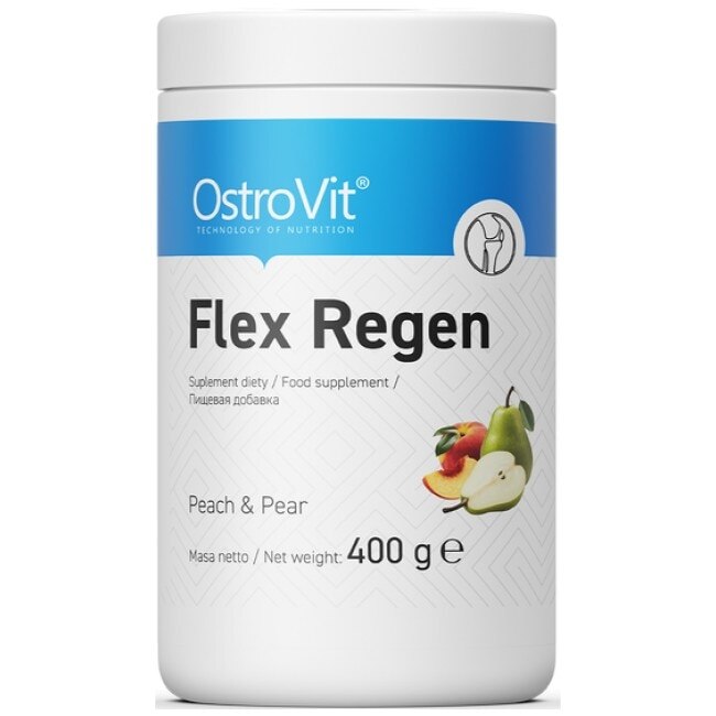 Supliment alimentar OstroVit Flex Regen, Piersici si Pere, 400 gr