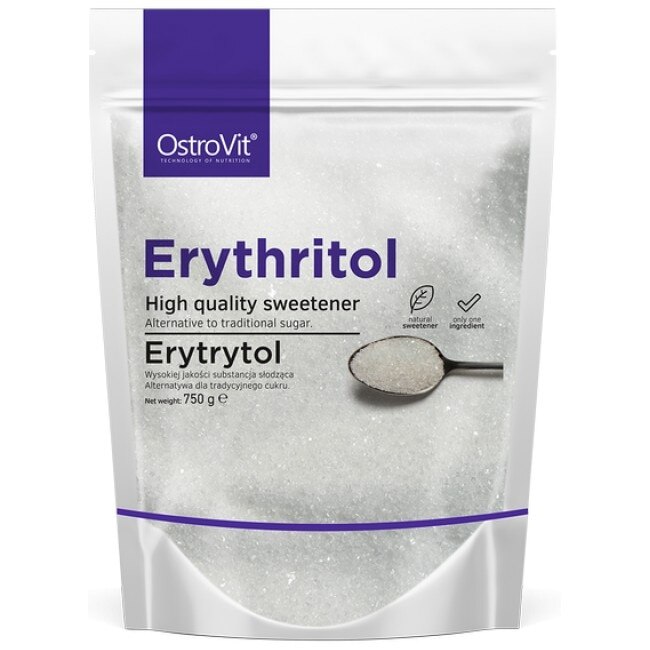 Supliment alimentar OstroVit Erythritol / Sugar Free Sugar, 750 gr