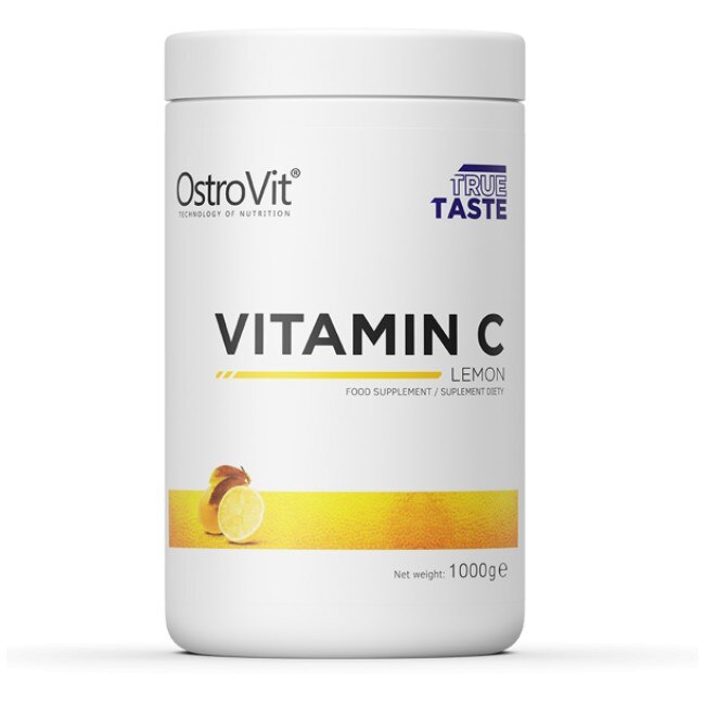 Supliment alimentar OstroVit Vitamin C Powder / Flavored, Lemon, 1000 gr