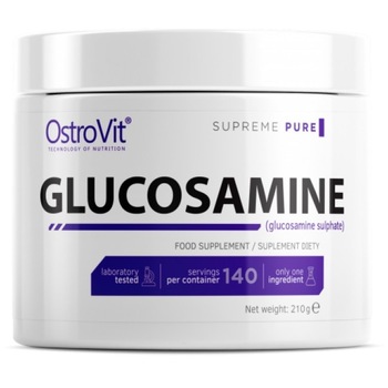 Supliment alimentar OstroVit Glucosamine Sulphate Powder, Tasteless, 210 gr Supliment alimentar OstroVit Glucosamine Sulphate Powder, Tasteless, 210 gr
