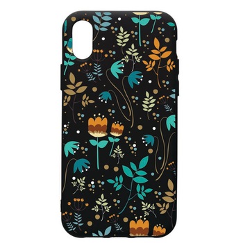 Husa de protectie Apple iPhone XS / iPhone X, Spring, silicon, cu interiorul din material textil, protectie camera, PB28 Husa de protectie Apple iPhone XS / iPhone X, Spring, silicon, cu interiorul din material textil, protectie camera, PB28