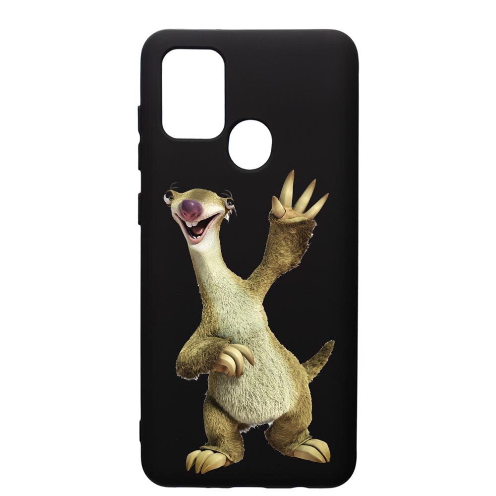 Husa de protectie Samsung Galaxy A21, Ice Age Sid, silicon, cu interiorul din material textil, protectie camera, PB24