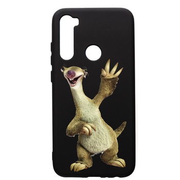 Husa de protectie Xiaomi Redmi Note 8, Ice Age Sid, silicon, cu interiorul din material textil, protectie camera, PB24 Husa de protectie Xiaomi Redmi Note 8, Ice Age Sid, silicon, cu interiorul din material textil, protectie camera, PB24