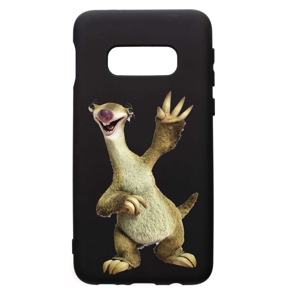 Husa de protectie Samsung Galaxy S10E, Ice Age Sid, silicon, cu interiorul din material textil, protectie camera, PB24