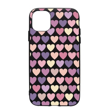 Husa de protectie Apple iPhone 12, Hearth, silicon, cu interiorul din material textil, protectie camera, PB34 Husa de protectie Apple iPhone 12, Hearth, silicon, cu interiorul din material textil, protectie camera, PB34