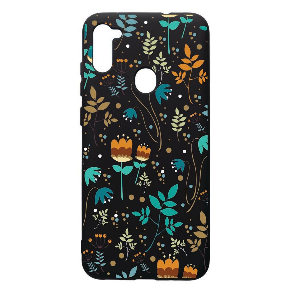 Husa de protectie Samsung Galaxy A11, Spring, silicon, cu interiorul din material textil, protectie camera, PB28