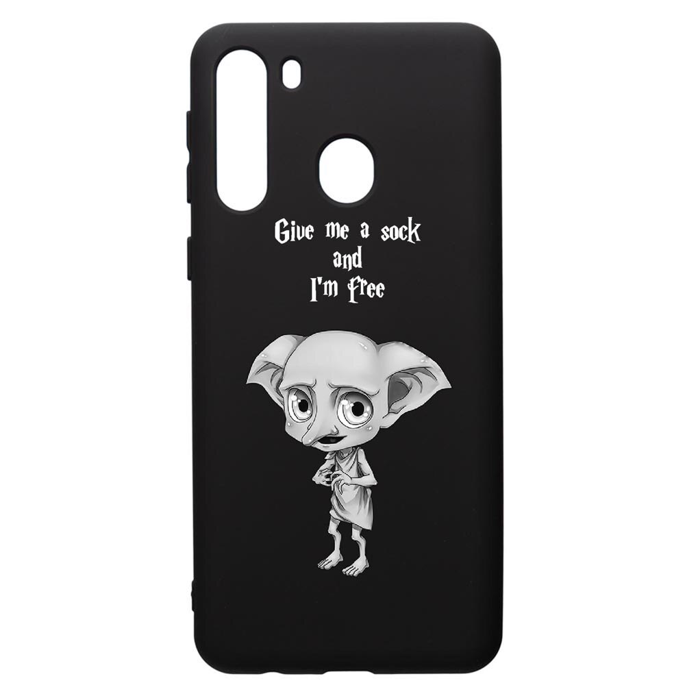 Husa de protectie Samsung Galaxy A21S, Dobby, silicon, cu interiorul din material textil, protectie camera, PB31